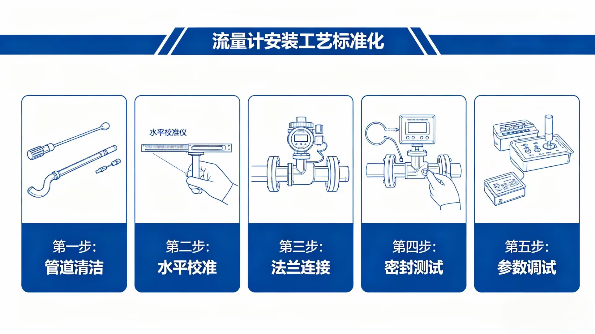 流量计安装工艺标准化指南